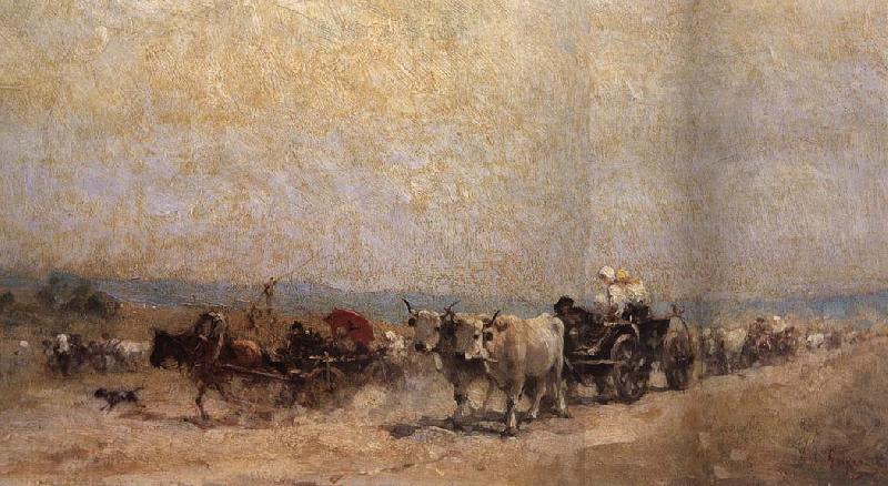 Nicolae Grigorescu The Return from the Fair China oil painting art